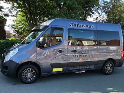 Tameside minibus for manchester airport